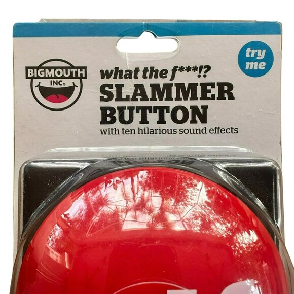 WTF What the F*%k Red Slam Button - Joke Gag Gift Funny Prank Novelty 10 sounds - Picture 5 of 7